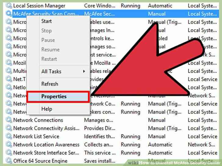 Image intitulée Désinstaller McAfee Security Center à l